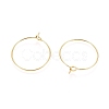 Ion Plating(IP) 316L Surgical Stainless Steel Hoop Earring Findings STAS-D164-02G-A-2