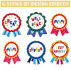 Round Award Paper Self-Adhesive Stickers DIY-WH20001-59-6