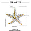 304 Stainless Steel Pendants STAS-OY019-28G-2
