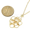 304 Stainless Steel Macrame Pouch Empty Stone Holder for Pendant Necklaces Making NJEW-TA00083-02-5