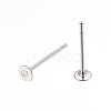 Non-Tarnish 304 Stainless Steel Stud Earring Findings STAS-D448-088P-2mm-2