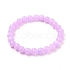 Acrylic Stretch Beaded Bracelets BJEW-JB05714-06-1