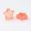 Eco-Friendly Transparent Acrylic Beads PL556-4-3