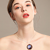 Glass Pendants WOOD-NB0001-63B-7