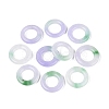 Dyed Natural White Jade Linking Rings G-Q601-43B-1