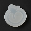 DIY Peach Shape Quicksand Silicone Molds DIY-E048-01-4