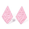 Spray Painted Iron Stud Earring Findings IFIN-N008-013C-2