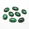 Oval Natural Malachite Cabochons G-O147-03F-1