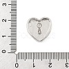 Brass Micro Pave Cubic Zirconia Slide Charms ZIRC-I068-24P-01-3