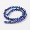 Natural Lapis Lazuli Beads Strands G-G099-8mm-7B-6