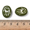 Baking Paint Glass Beads LAMP-D003-06G-3