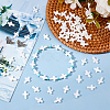 3 Strands Natural Freshwater Shell Cross Beads Strands BSHE-DC0001-02-5