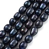 Dyed Natural Cultured Freshwater Pearl Beads Strands PEAR-P062-08C-2