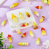 28Pcs 7 Styles Polycotton(Polyester Cotton) & Cotton & Polyester Tassel Pendant Decorations FIND-TA0009-33-5