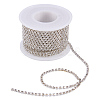 Brass Rhinestone Strass Chains CHC-T001-SS10-01S-6