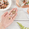 Brass Stud Earring Settings KK-PH0035-72-3