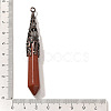 Natural Red Jasper Pointed Big Pendants G-P560-02R-04-3