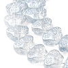 Transparent Electroplate Glass Beads Strands EGLA-F158-PL03-A-3