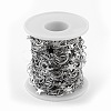Tarnish Resistant 304 Stainless Steel Moon & Star Link Chains CHS-F015-03P-3