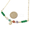 Natural & Dyed Malaysia Jade Beaded Necklaces for Women NJEW-JN04802-3