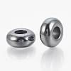 Synthetic Non-magnetic Hematite European Beads X-G-T094-11J-2