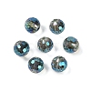 Transparent Electroplate Glass Beads EGLA-N002-31-G07-1