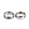 Tarnish Resistant 304 Stainless Steel Split Rings STAS-P223-22P-01-2