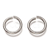 Non-Tarnish 304 Stainless Steel Open Jump Rings X-STAS-H136-06C-P-1