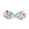 Handmade Porcelain Beads PORC-N009-08B-4