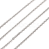 Tarnish Resistant 304 Stainless Steel Cable Chains CHS-R008-15-1