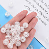 Transparent Crackle Acrylic Beads MACR-S373-66A-N12-3