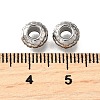 304 Stainless Steel Corrugated Beads STAS-V009-12D-P-2