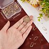 30Pcs Brass Earring Hooks DIY-CN0002-55-3