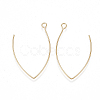 Brass Earring Hooks LS-X-KK-T038-422G-1