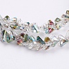 Electroplate Glass Beads Strands EGLA-J145-6mm-HP04-3