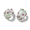 Handmade Foil Lampwork Bumpy Beads Strands FOIL-Z001-05B-3
