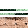 Transparent Glass Beads Strands GLAA-N074-01A-08-5