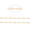 Ion Plating(IP) 304 Stainless Steel Paperclip Chains CHS-F017-02B-G-1