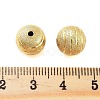 Texture Brass Beads KK-S379-02G-D-3