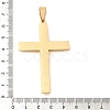 Ion Plating(IP) 304 Stainless Steel Cross Big Pendants STAS-I043-04G-3