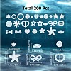 2 Bags Plastic Cabochons OHAR-GF0001-23-2