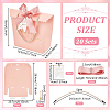 Gold Stamping Thank You Paper Candy Gift Tote Boxes CON-WH0110-38A-2