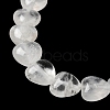 Natural Quartz Crystal Beads Strands G-B022-21B-4