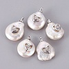 Natural Cultured Freshwater Pearl Pendants PEAR-F008-55P-1