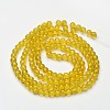 Crackle Glass Beads Strands X-CCG-Q001-6mm-10-2
