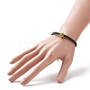 4Pcs 4 Color Synthetic Hematite & Alloy Skull Braided Bead Bracelets Set BJEW-JB09215-3