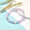Stone Stretch Bracelet for Girl Women X-BJEW-JB06811-2