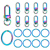 10Pcs Zinc Alloy Swivel Clasps FIND-PH0027-09-6