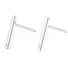 Brass Stud Earring Findings KK-S345-252P-1