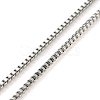 Non-Tarnish 304 Stainless Steel Add a Bead Adjustable Box Chains Bracelets for Women BJEW-M307-01A-P-2